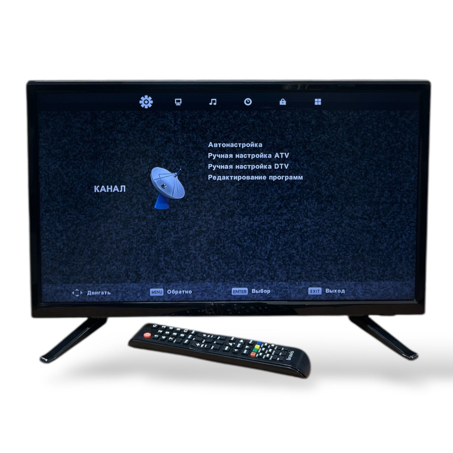 Телевизор BRAVIS LED-22D1900 + T2