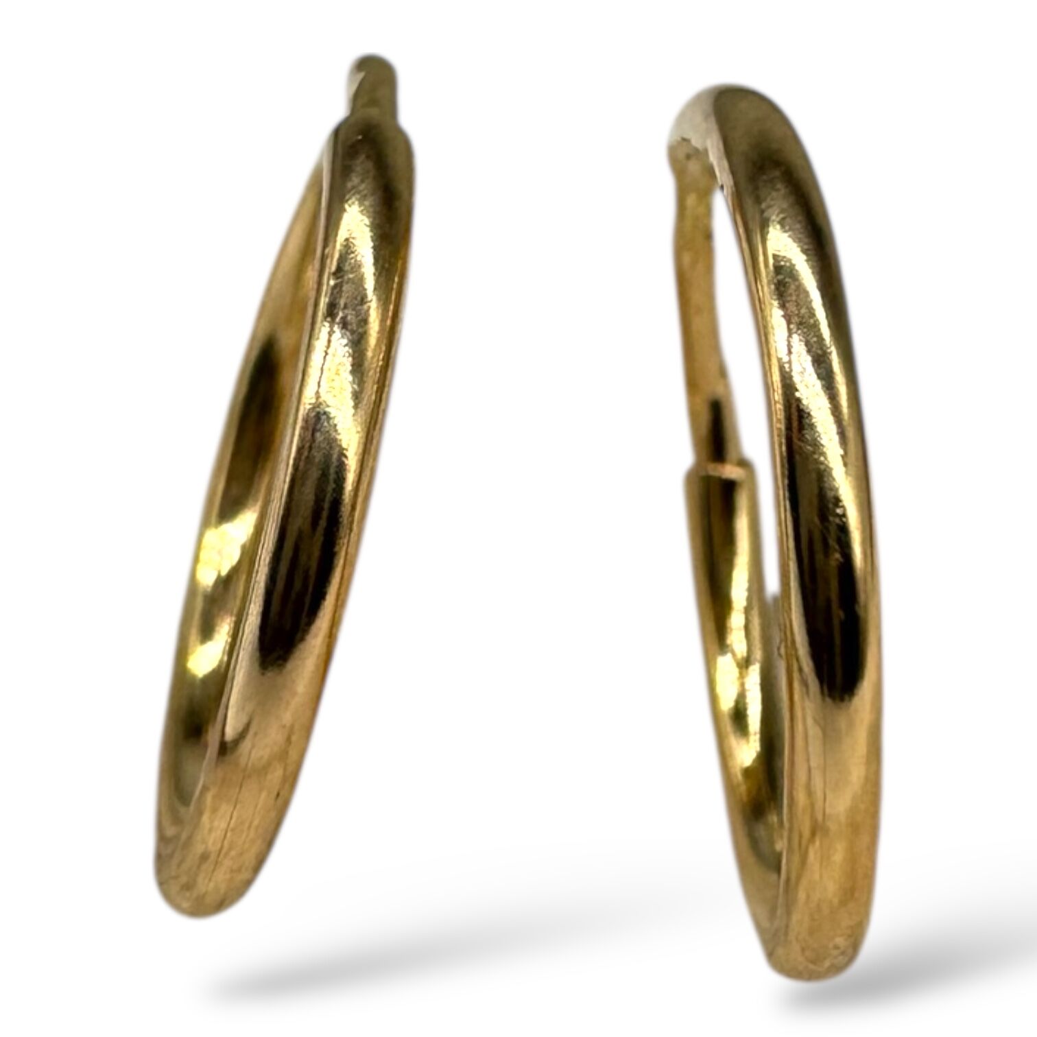 Золотые серьги без вставки