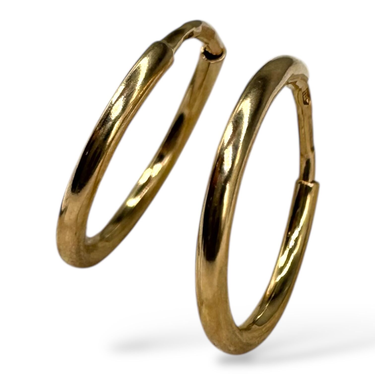 Золотые серьги без вставки