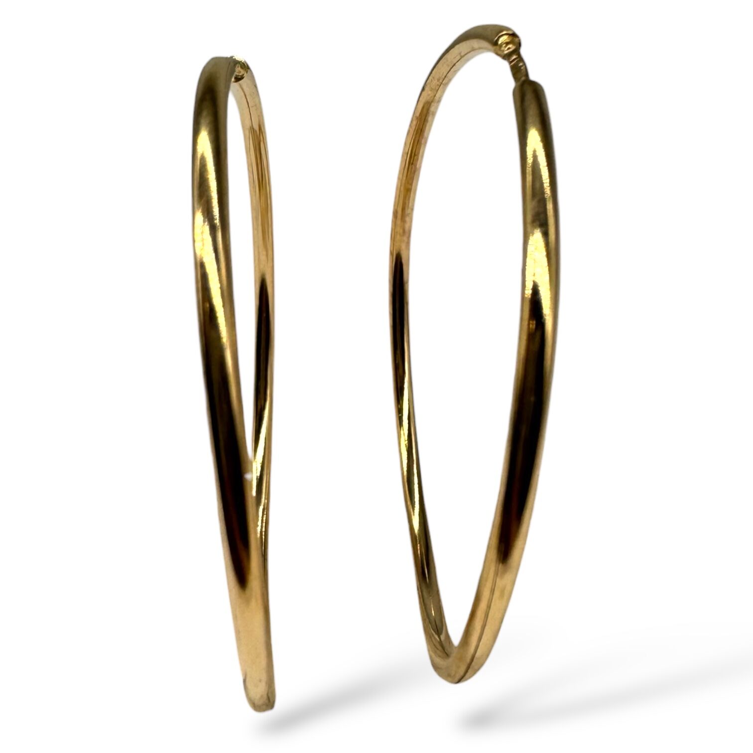 Золоті сережки без вставки