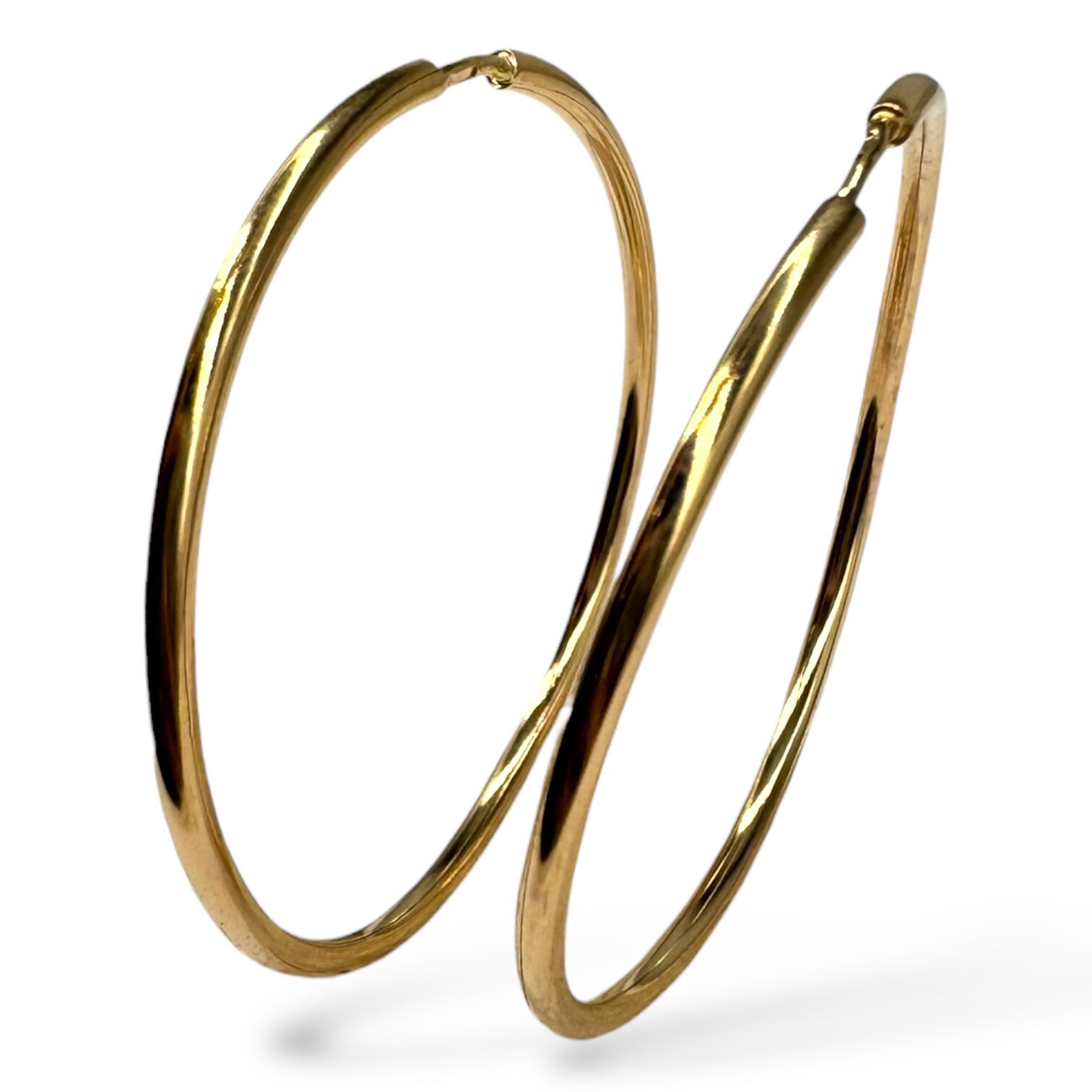 Золоті сережки без вставки