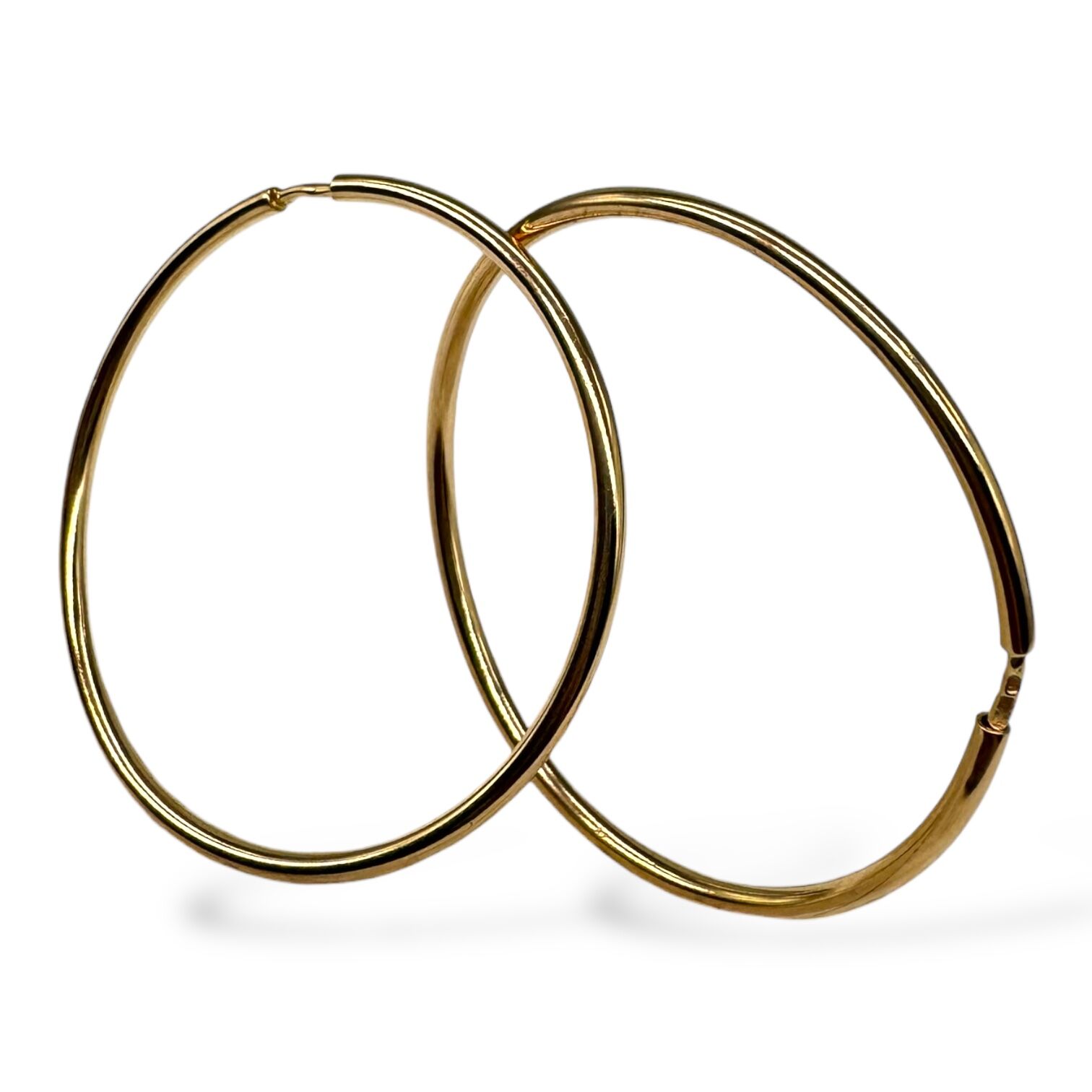 Золоті сережки без вставки