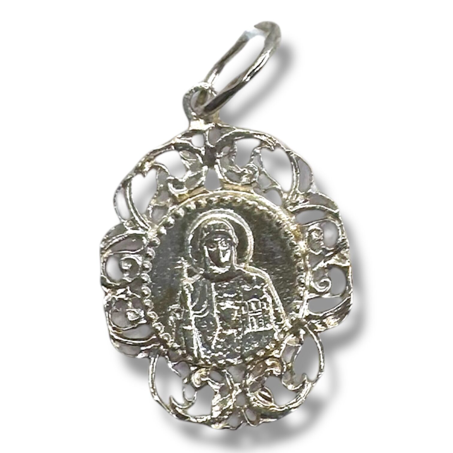 Срібний підвіс без вставок