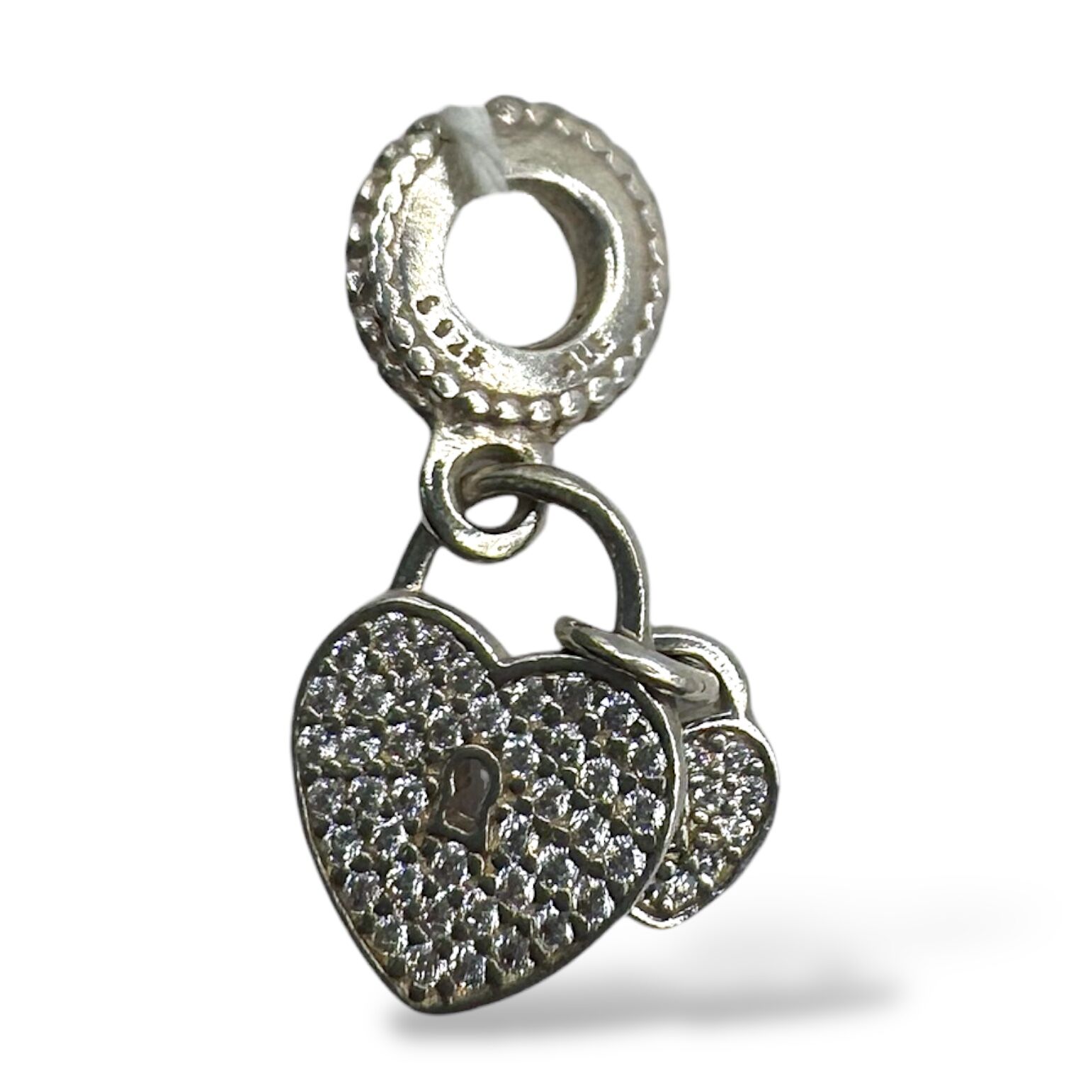 Срібний підвіс з фіанітами