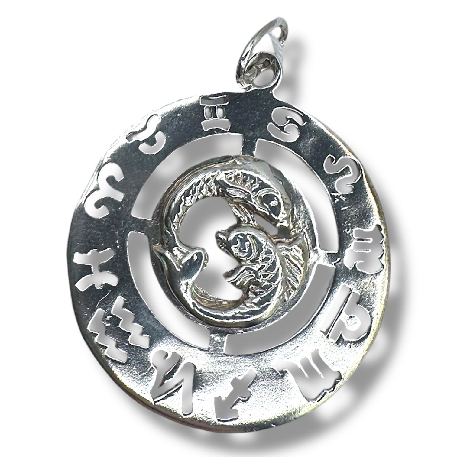 Срібна підвіска без вставок