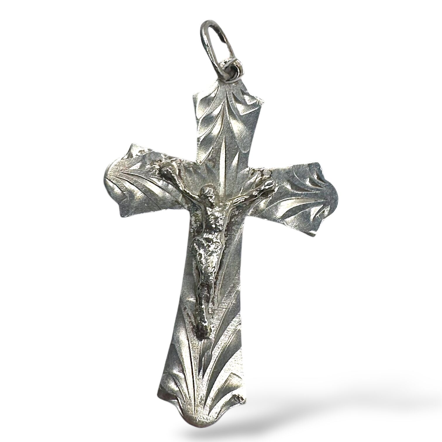 Серебряный подвес без вставок