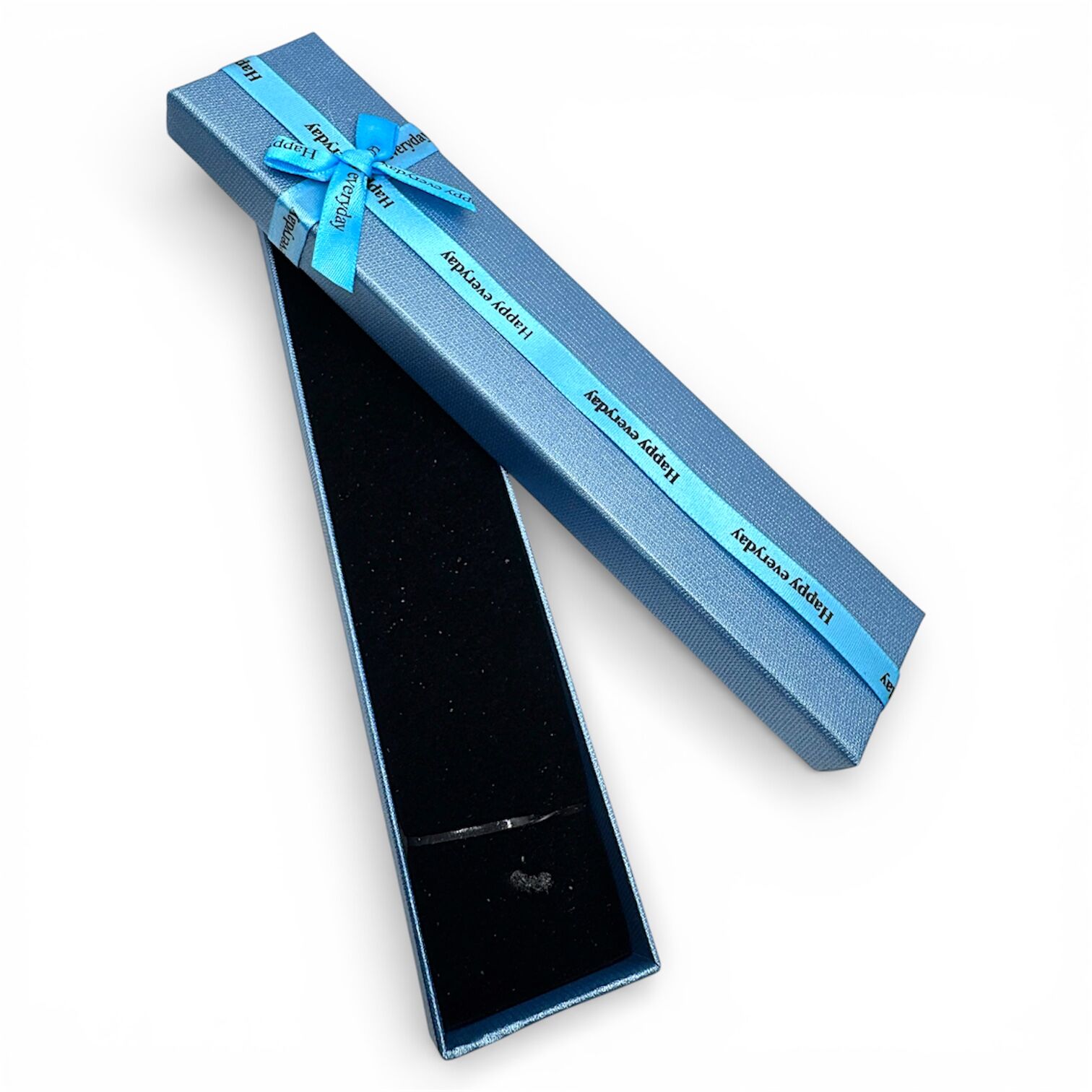 Подарункова коробочка для ланцюжка (Блакитна)