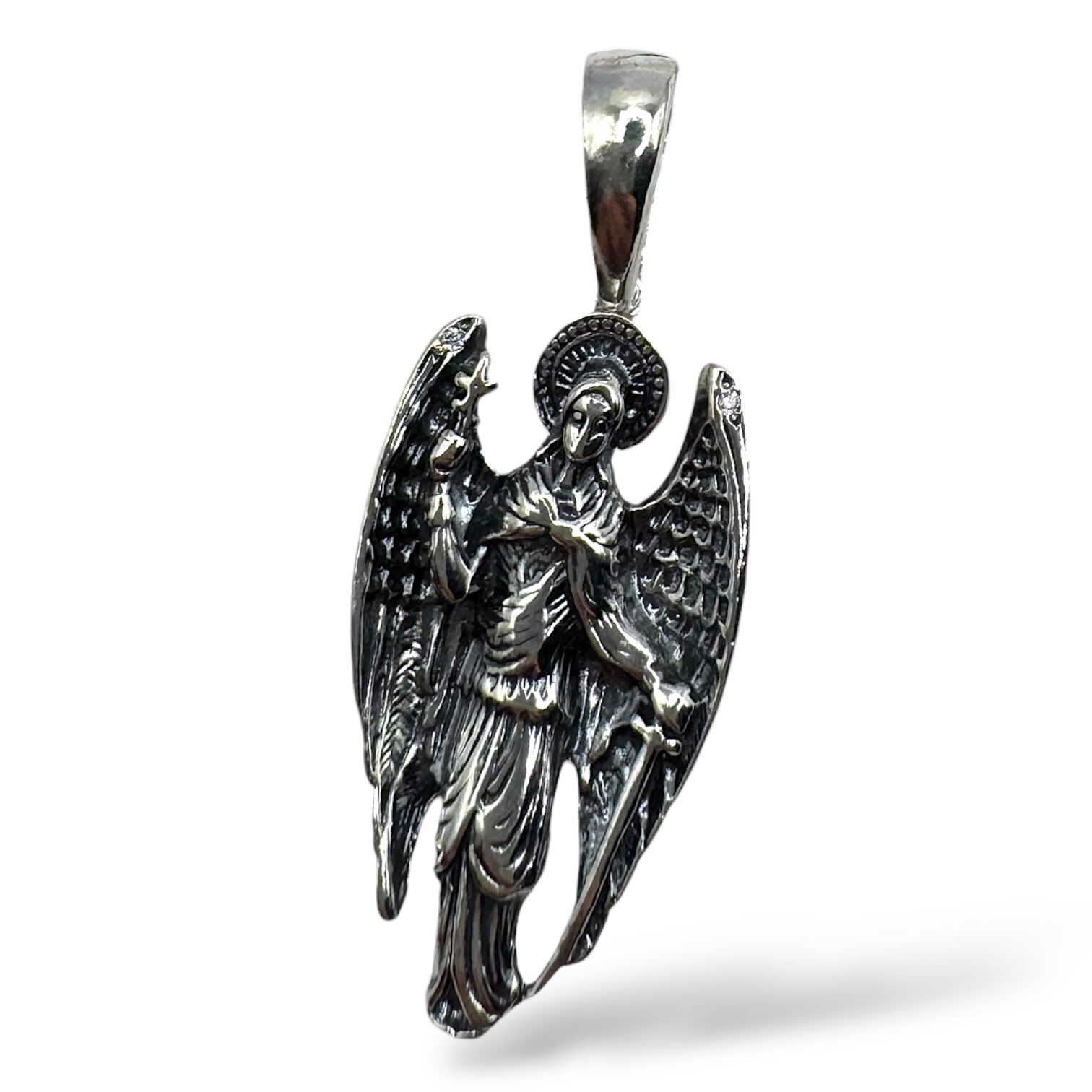 Срібна підвіска