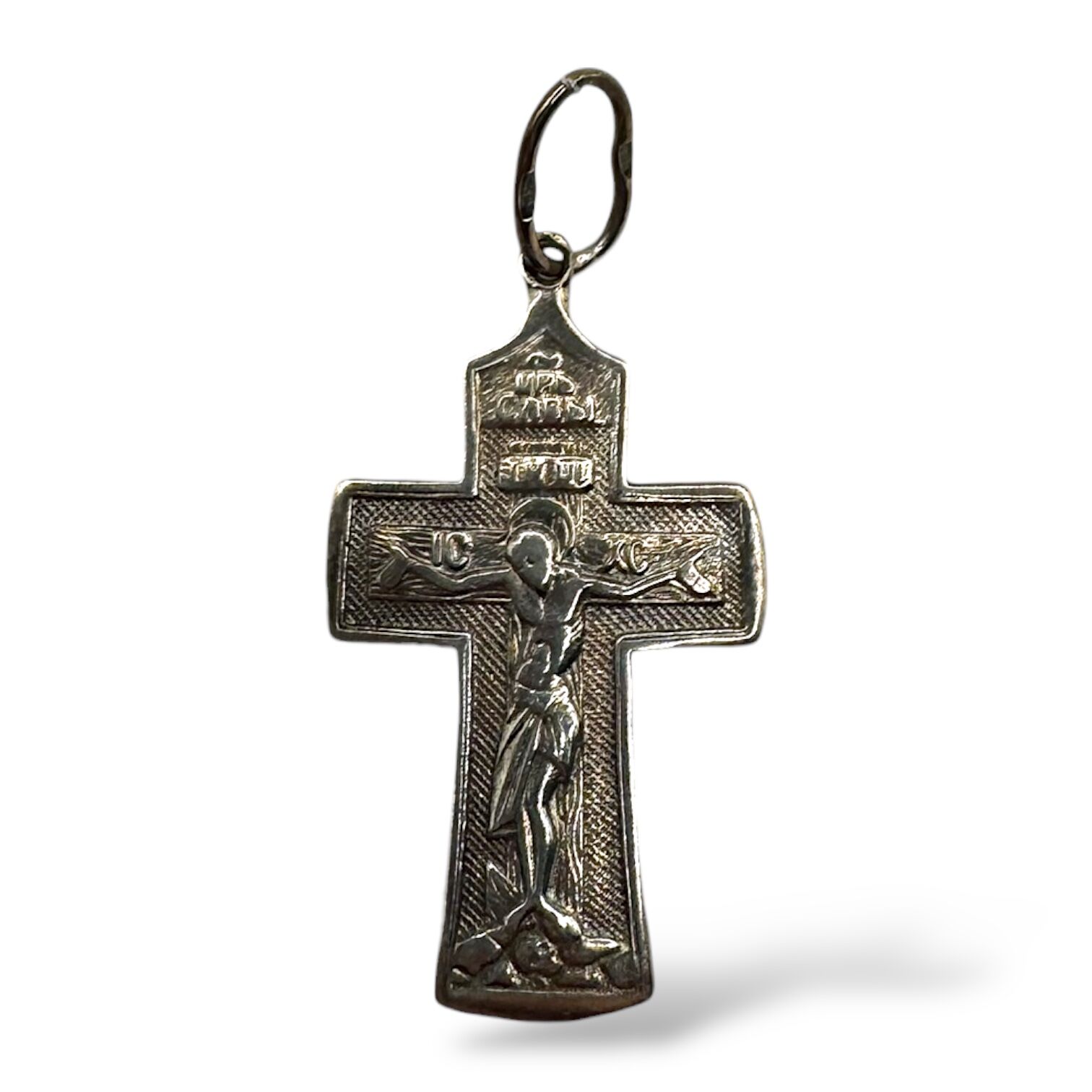 Срібний підвіс без вставок