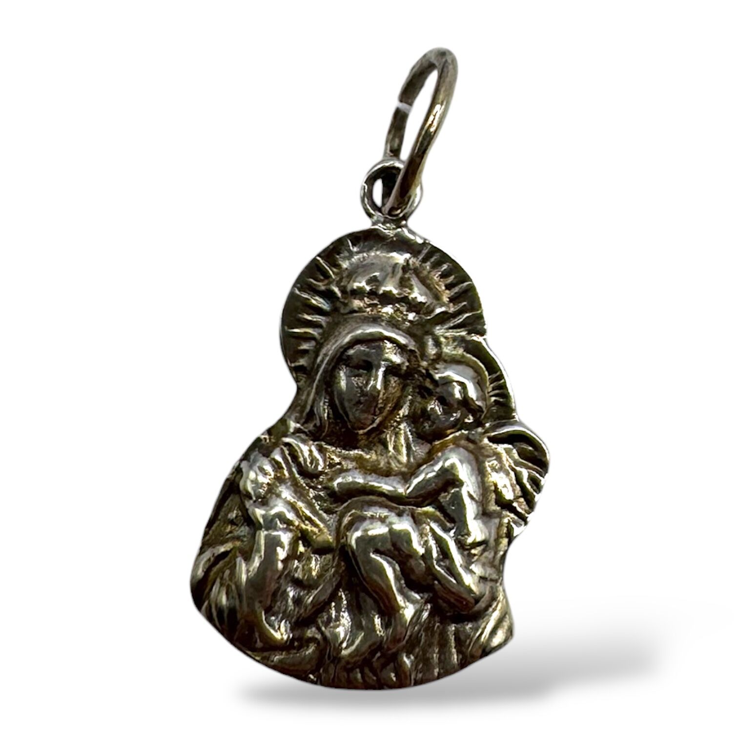 Срібна підвіска без вставок