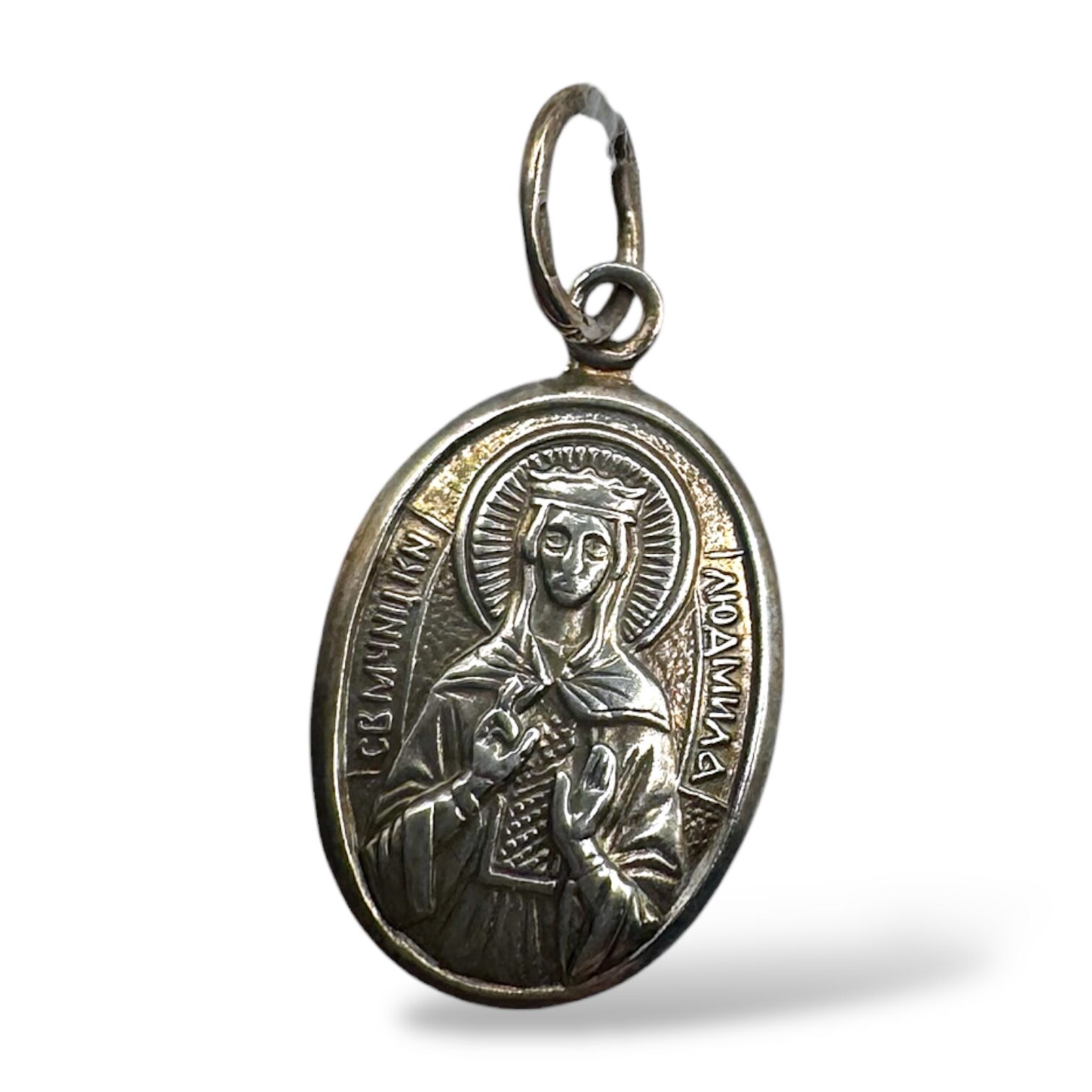 Срібна підвіска без вставок