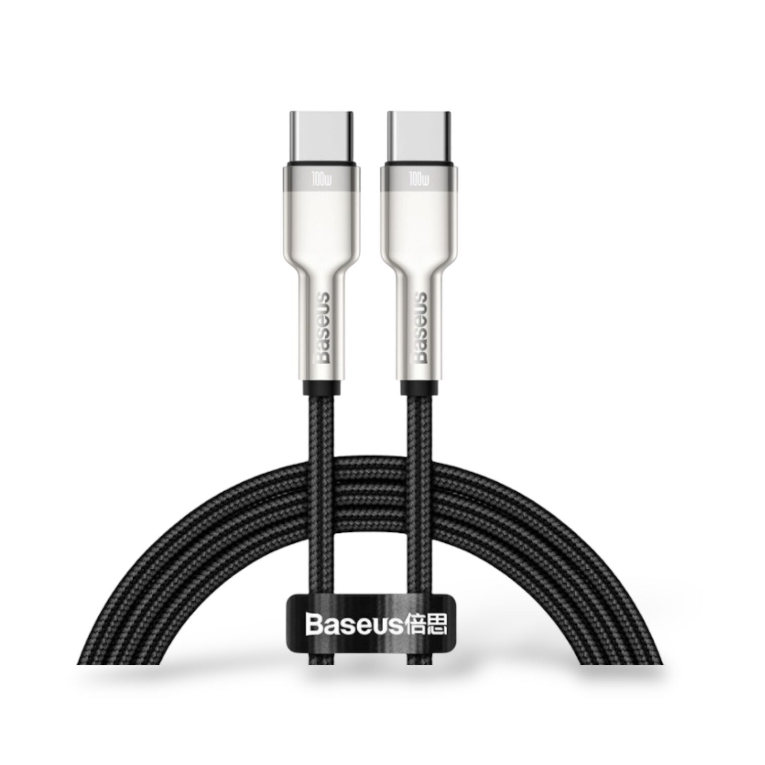 Кабель Baseus Cafule Metal Type-C to Type-C 100W